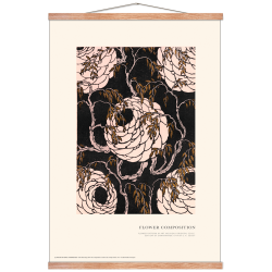 Flower composition. Art Nouveau (Rose)
