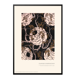 Flower composition. Art Nouveau (Rose)
