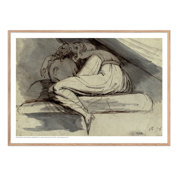 Fssli, Siddende, sammenkrbet kvinde