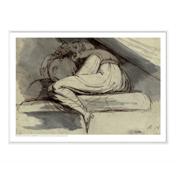 Fssli, Siddende, sammenkrbet kvinde