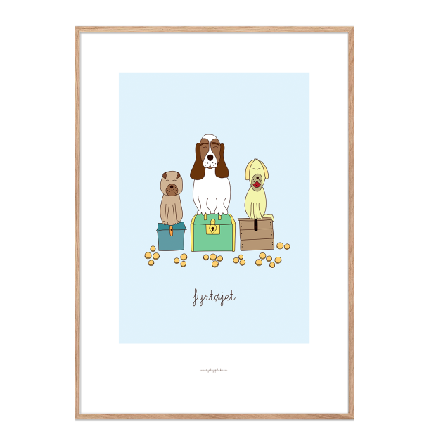 H.C. Andersen - Fyrtjet. Brneplakat.