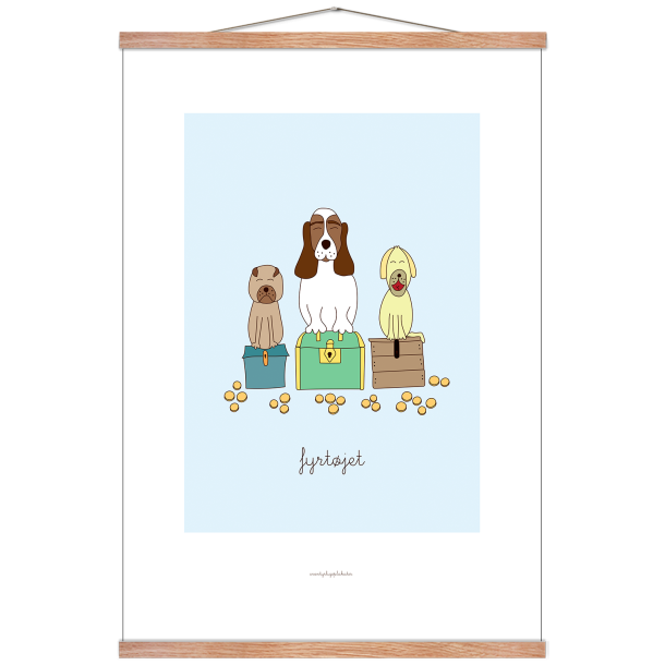 H.C. Andersen - Fyrtjet. Brneplakat.