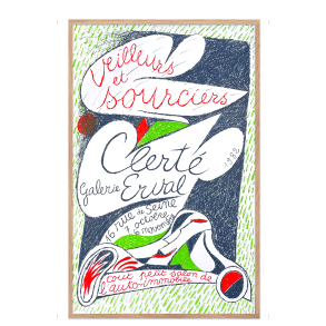 Galerie ewal 1982 (Original litografi plakat)