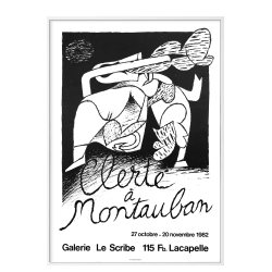 Galerie le Scribe (Original litografi plakat)