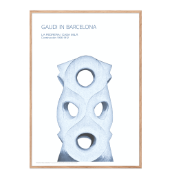 Gaudi. Udsnit af Casa Mila (bl)