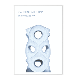 Gaudi. Udsnit af Casa Mila (bl)
