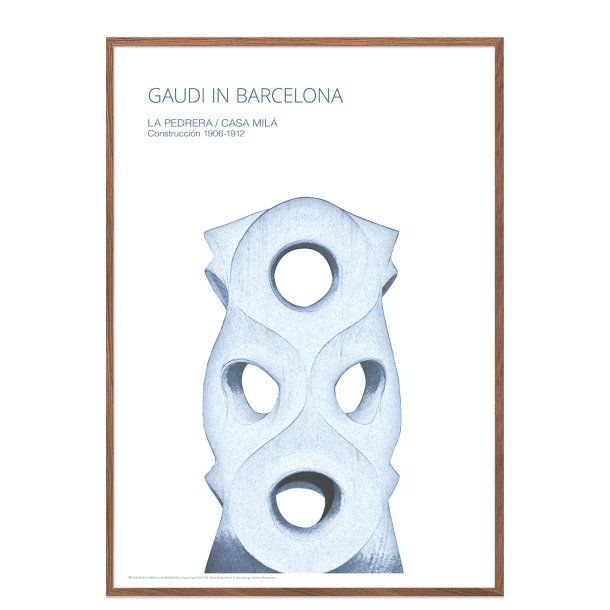 Gaudi. Udsnit af Casa Mila (bl)