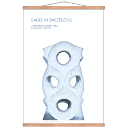 Gaudi. Udsnit af Casa Mila (bl)