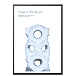 Gaudi. Udsnit af Casa Mila (bl)