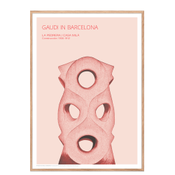 Gaudi. Udsnit af Casa Mila (Rosa)