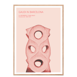 Gaudi. Detail der Casa Mila (Rosa)