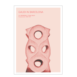 Gaudi. Udsnit af Casa Mila (Rosa)