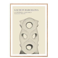 Gaudi. Udsnit af Casa Mila (Sand)