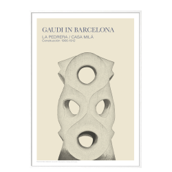 Gaudi. Udsnit af Casa Mila (Sand)