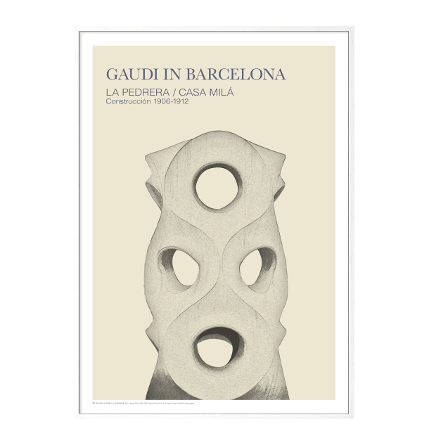 Gaudi. Udsnit af Casa Mila (Sand)