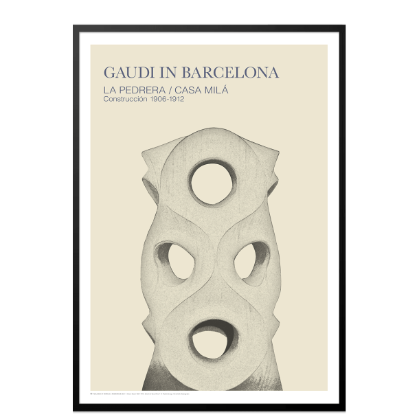 Gaudi. Udsnit af Casa Mila (Sand)