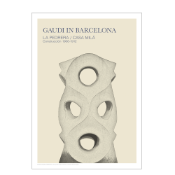 Gaudi. Udsnit af Casa Mila (Sand)