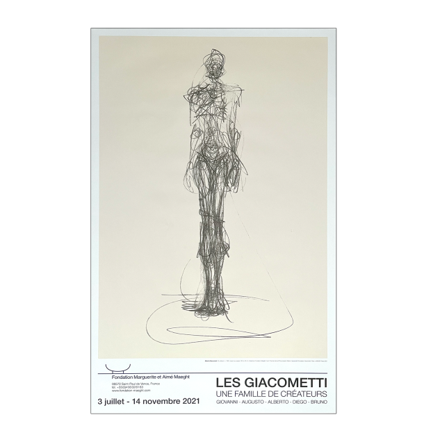 Les Giacometti. Udstillingsplakat