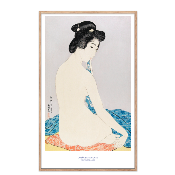 Woman After a Bath I Japansk plakat