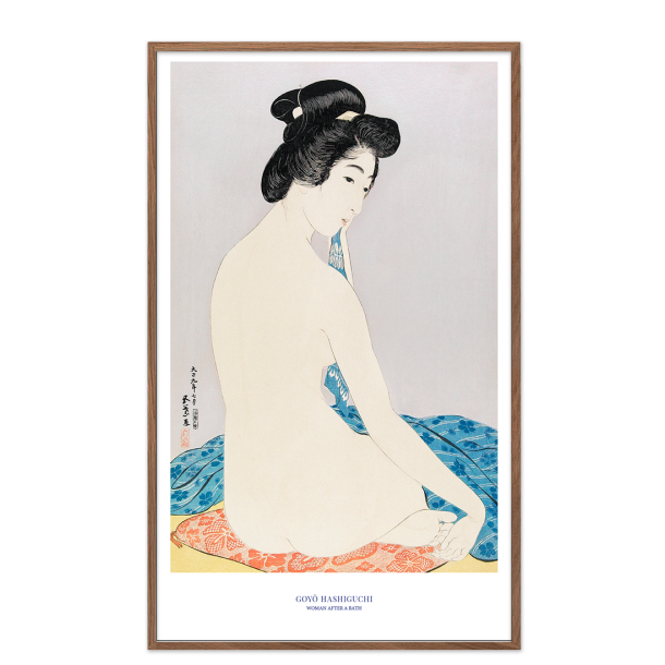 Woman After a Bath I Japansk plakat