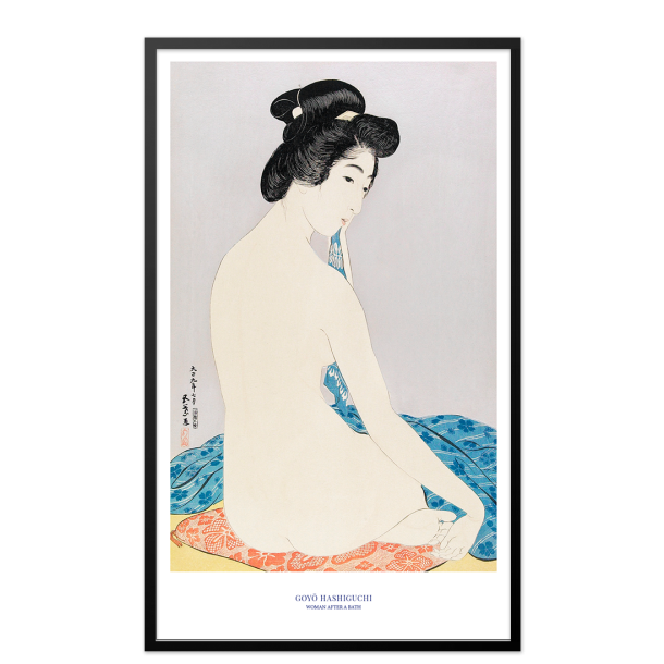 Woman After a Bath I Japansk plakat