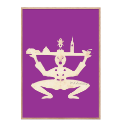 Andersen, H.C - A - Klovn med bakke med bygninger / A 12