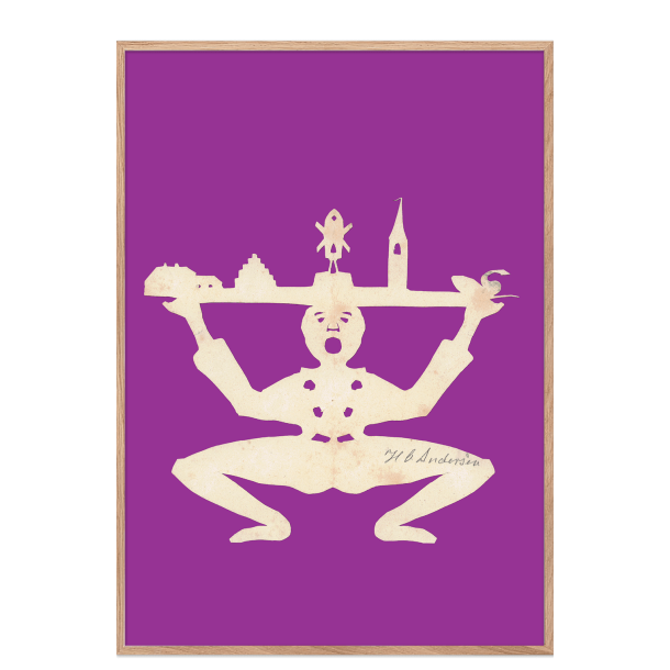 Andersen, H.C - A - Klovn med bakke med bygninger / A 12