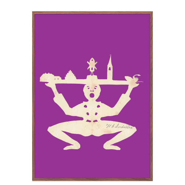 Andersen, H.C - A - Klovn med bakke med bygninger / A 12