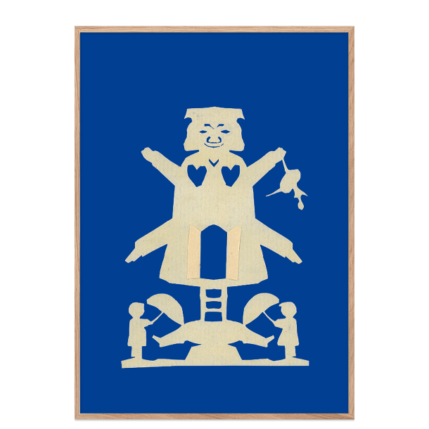 Andersen, H.C - A - Hvid mllemand med port og to hjerter / A 8