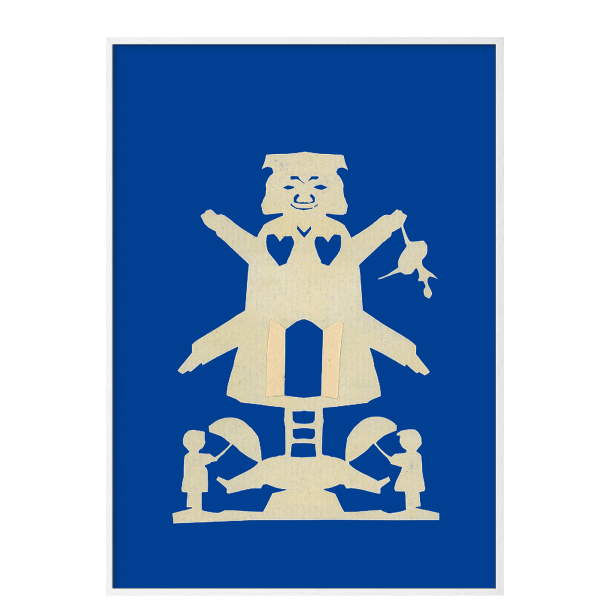 Andersen, H.C - A - Hvid mllemand med port og to hjerter / A 8