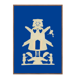 Andersen, H.C - A - Hvid mllemand med port og to hjerter / A 8