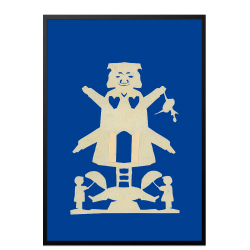 Andersen, H.C - A - Hvid mllemand med port og to hjerter / A 8