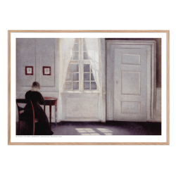 Hammershi, Living room in Strandgade with sunshine on the floor