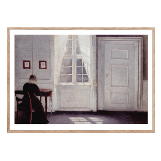 Hammershi, Stue i Strandgade med solskin p gulvet