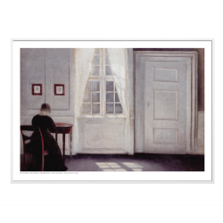 Hammershi, Living room in Strandgade with sunshine on the floor