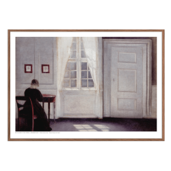 Hammershi, Living room in Strandgade with sunshine on the floor