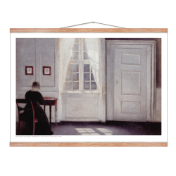 Hammershi, Living room in Strandgade with sunshine on the floor