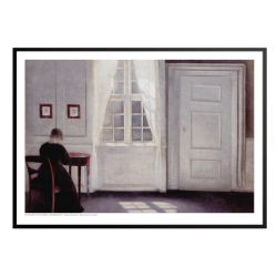 Hammershi, Living room in Strandgade with sunshine on the floor