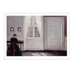 Hammershi, Living room in Strandgade with sunshine on the floor