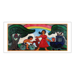 Heerup, 2. Kvinde med barnevogn