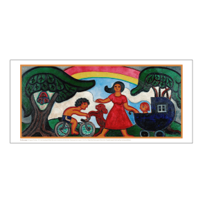 Heerup, 2. Kvinde med barnevogn