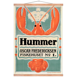 Hummer. 1917. Aage Lund. Dansk Plakatkunst.