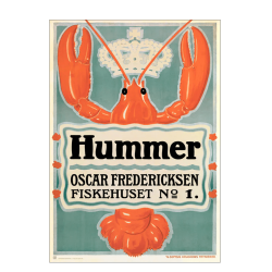 Hummer. 1917. Aage Lund. Dansk Plakatkunst.