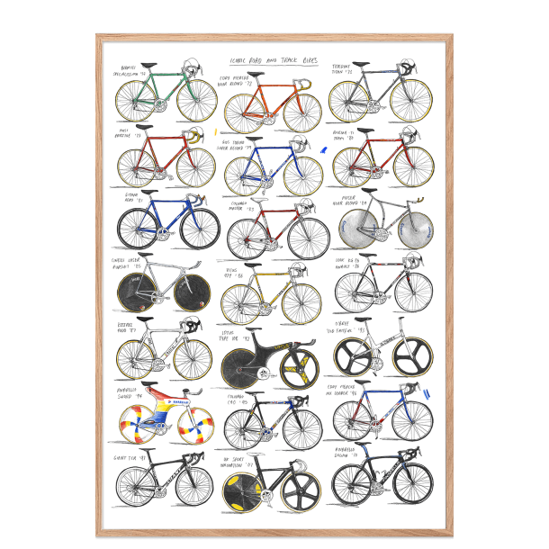 Ikoniske landevejs- og banecykler