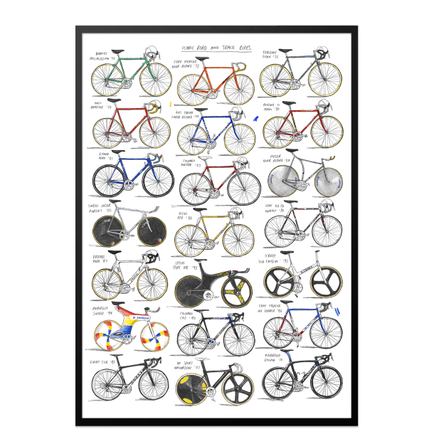 Ikoniske landevejs- og banecykler