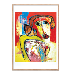 Rdt og gult motiv 1995, Inge Hrup