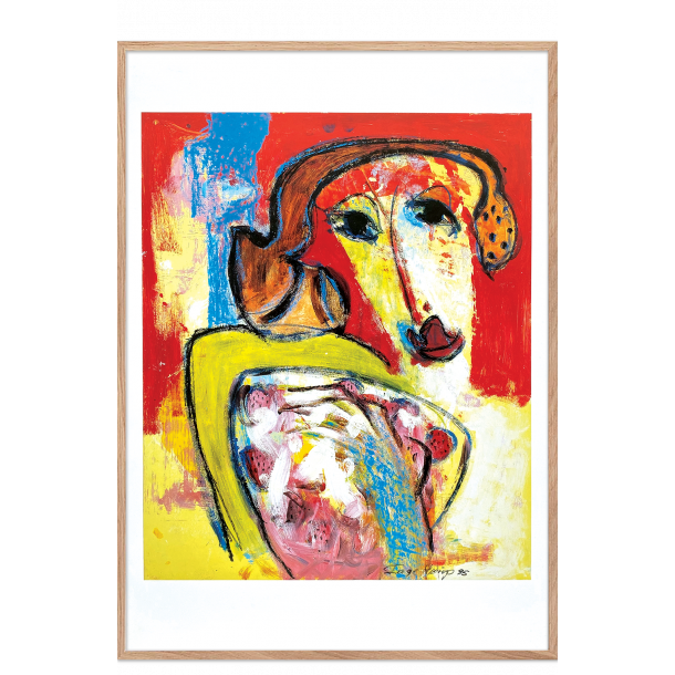 Rdt og gult motiv 1995, Inge Hrup