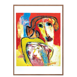 Rdt og gult motiv 1995, Inge Hrup