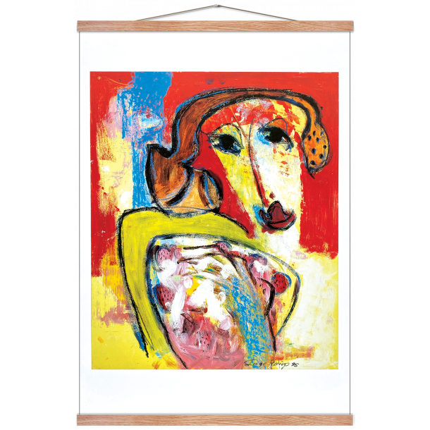 Rdt og gult motiv 1995, Inge Hrup