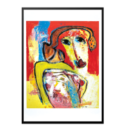 Rdt og gult motiv 1995, Inge Hrup